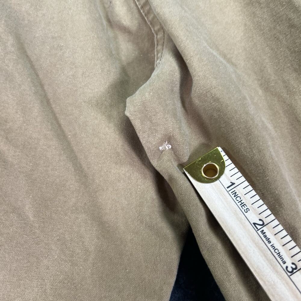 Cabelas VTG Briar Upland Brush Pants Mens 36x30 Brown Canvas Hunting - Picture 6 of 9
